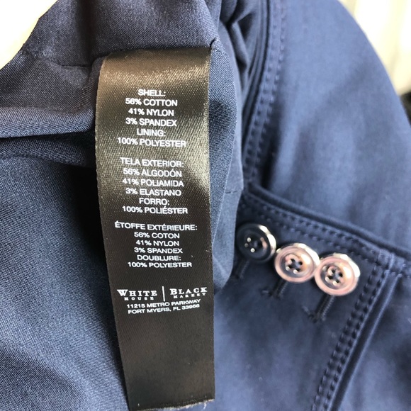 WHBM PERFECT FORM BLUE SKIRT - Picture 7 of 8